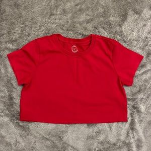 urban outfitters True red cropped t shirt size M